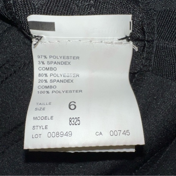 JS Collections Black Top size 6 NWT - Picture 6 of 9